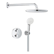 Grohe Grohtherm zuhanyrendszer falsík mögötti, Tempesta kézi és fejzuhannyal (1039960000)
