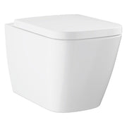 Grohe BauEdge Ceramic WC csésze, fali, mély öblítéses, perem nélküli + WC ülőke (106740SH00)