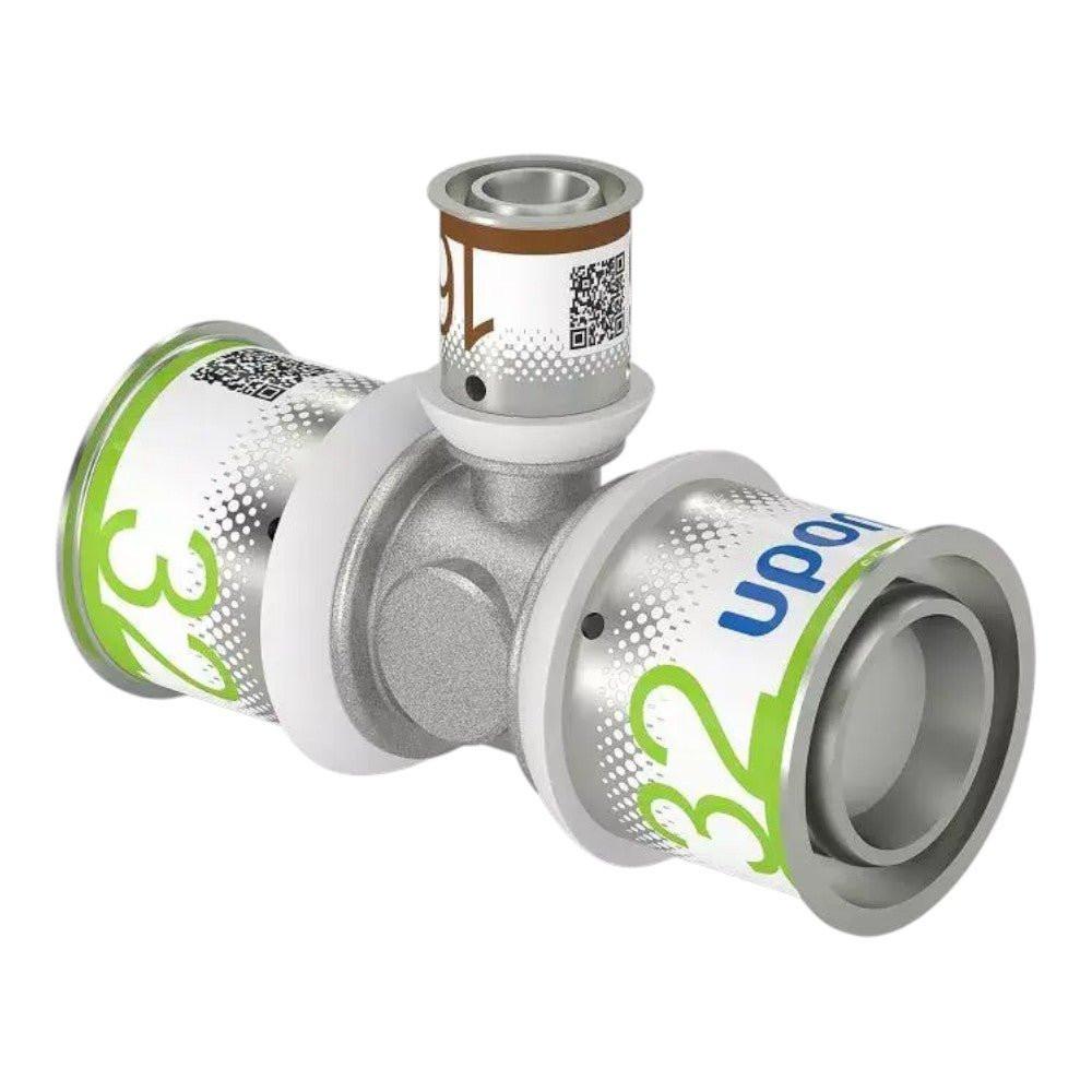 Uponor pressz fém szűkített T - idom 32 - 16 - 32 (kifutó, helyette: 1070580)