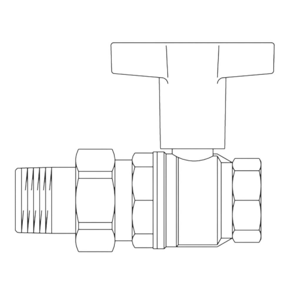 Oventrop Optibal golyóscsap 3/4" KB hollanderes (1075706)