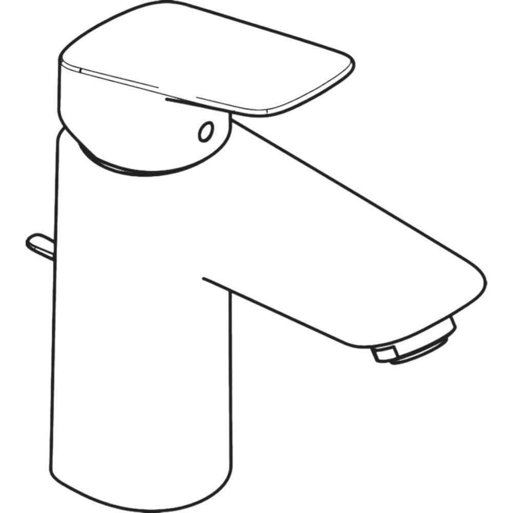 Hansgrohe Logis egykaros mosdócsaptelep 100 mm matt fekete (71100670)