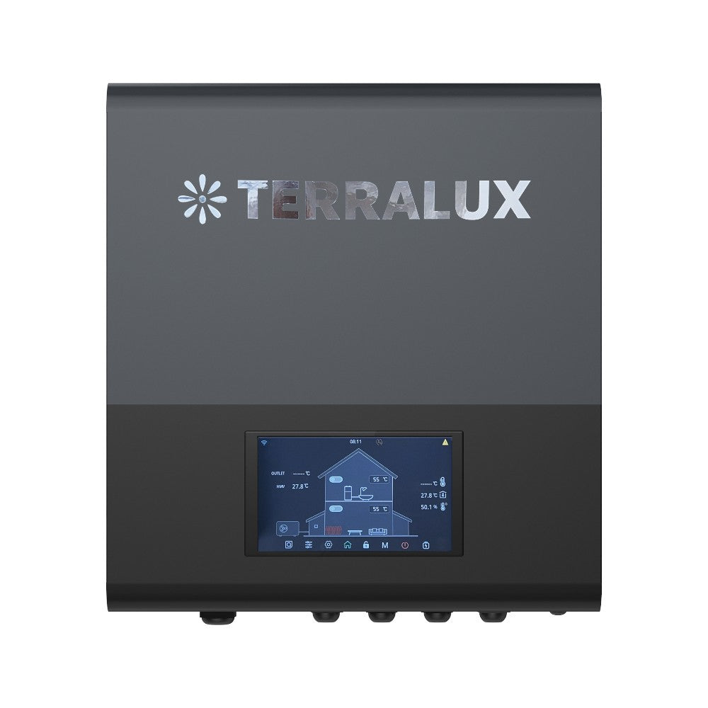 TERRALUX Hi-Master 6 monoblokk levegő-víz hőszivattyú, 1fázis Wi-fi-s, 6,61kW+ CM10 vezérlő modul