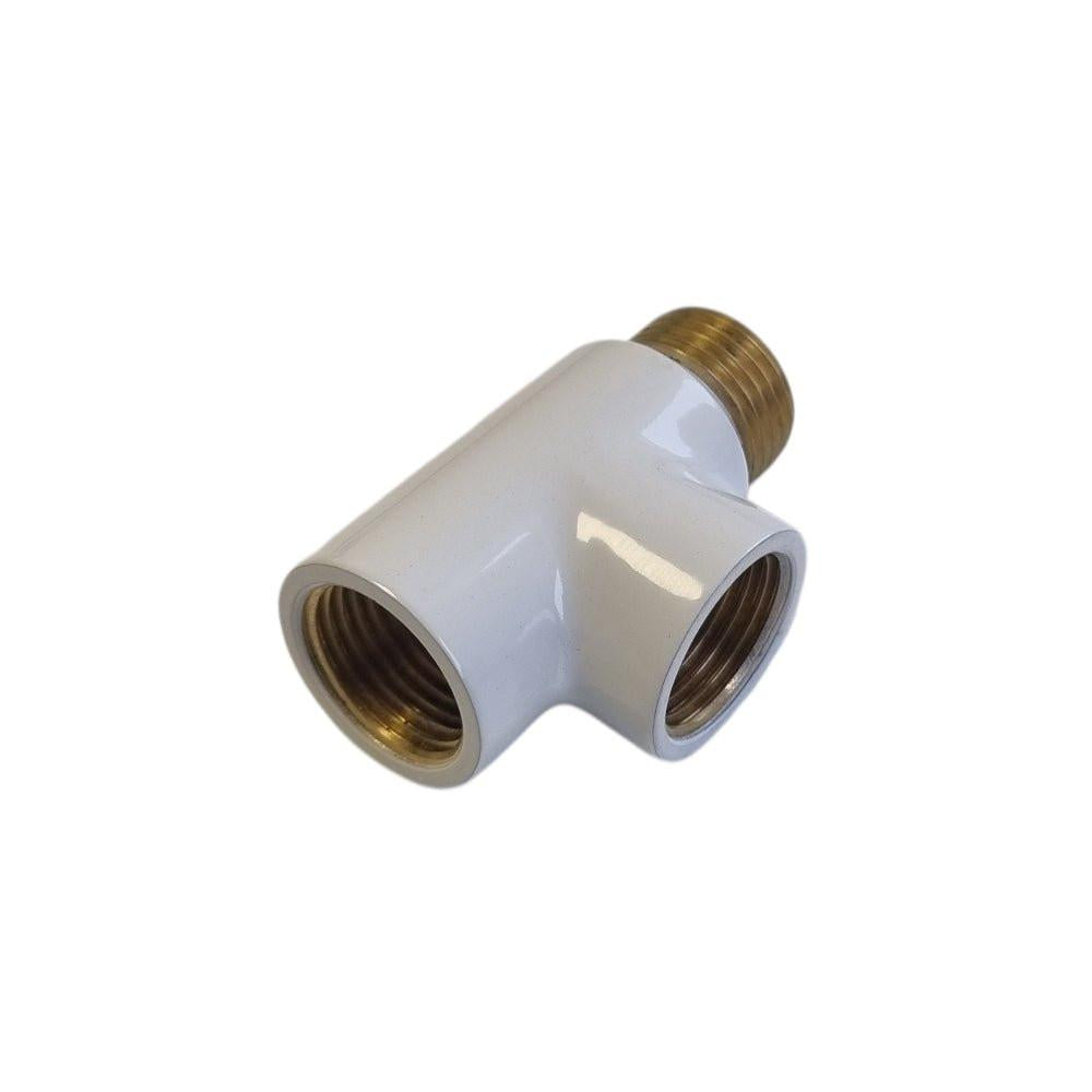 Install CALIDUM 1/2” BBK T - idom elektromos fűtőbetét bekötéshez (fehér)