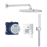 Grohe Eurocube rejtett zuhanyrendszer, Tempesta 250 Cube fejzuhany (25289000)