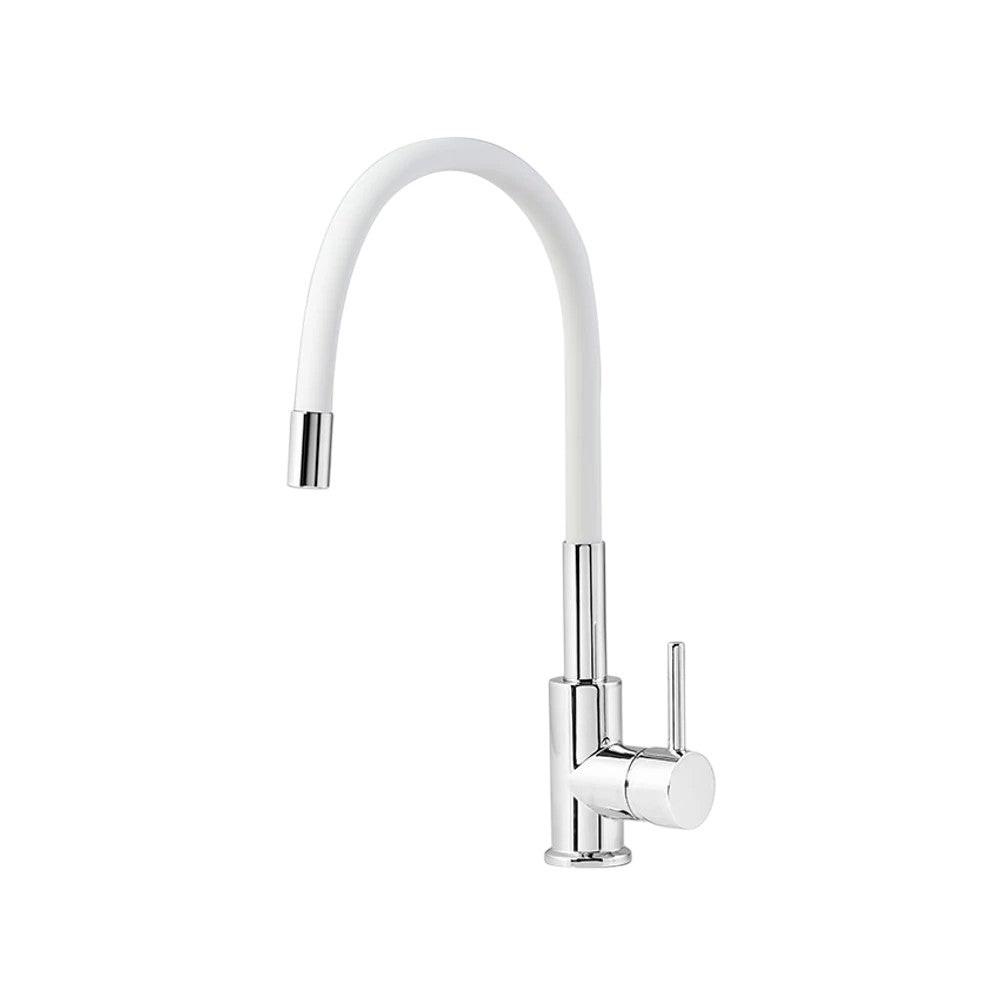 Mofém Junior Evo Infinite mosogató csaptelep, álló, fehér rugalmas kifolyócsővel (M - 25.91S.28.0W)