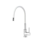 Mofém Junior Evo Infinite mosogató csaptelep, álló, fehér rugalmas kifolyócsővel (M - 25.91S.28.0W)