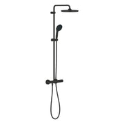 Grohe Tempesta System 250 termosztátos zuhanyrendszer, Tempesta 250 fejzuhany, matt fekete (266702431)