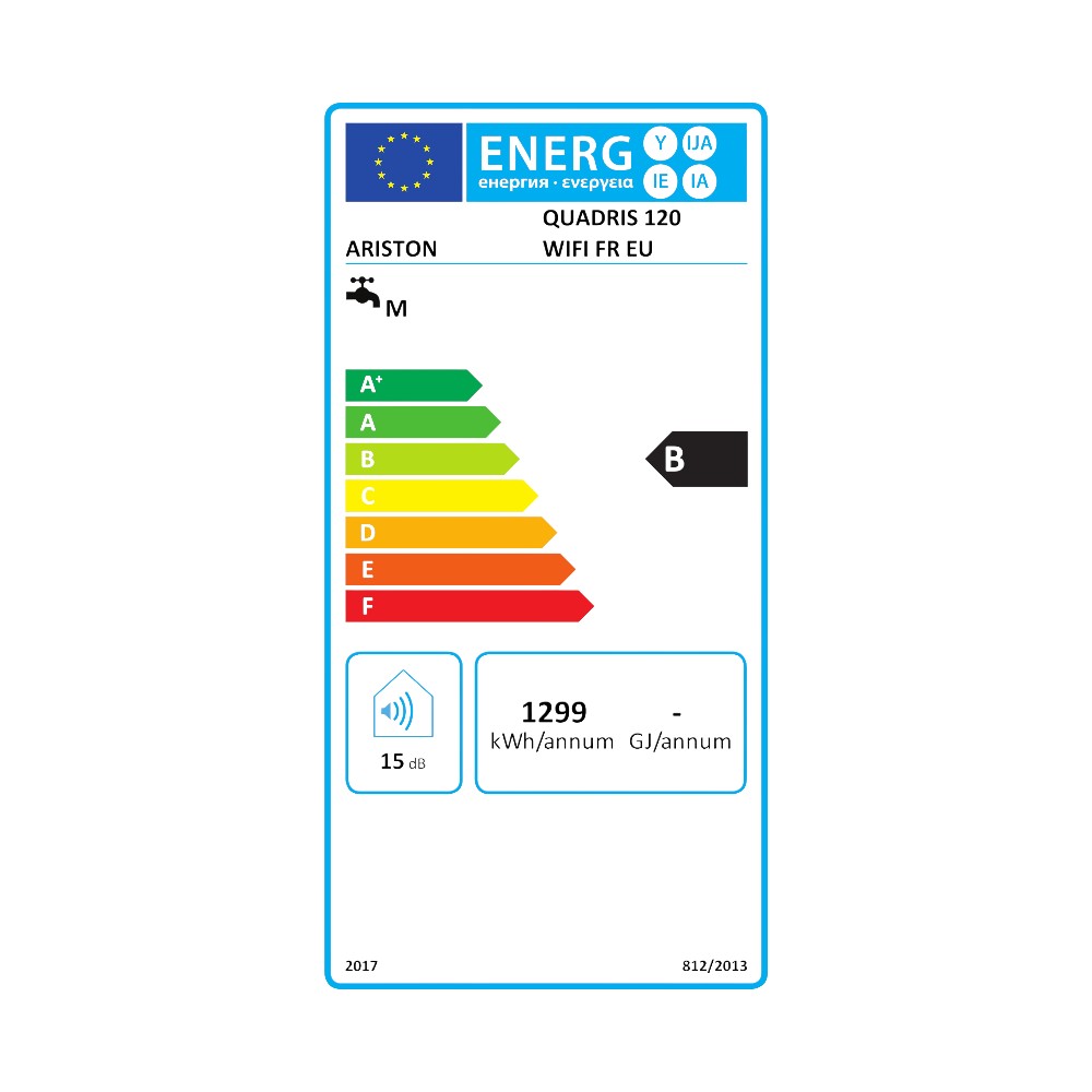Ariston Quadris Wifi 120 EU elektromos tárolós vízmelegítő (3060883)