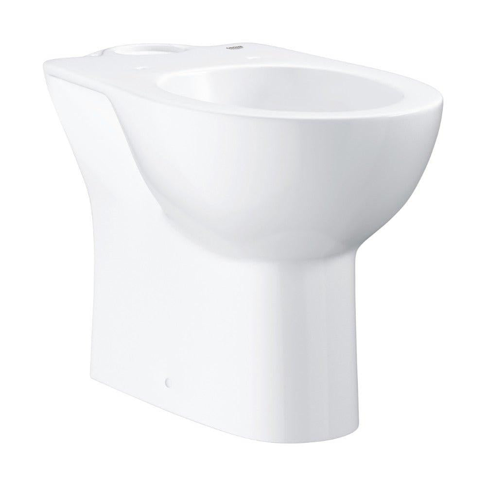 Grohe Bau Ceramic WC csésze, álló, monoblokkos, mély öblítéses, félig zárt perem, falhoz szerelhető (39428000)