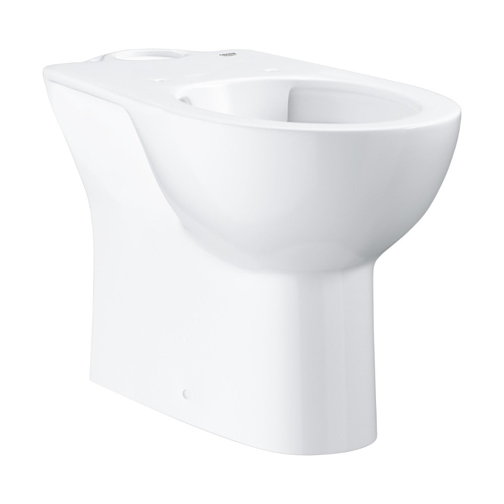 Grohe Bau Ceramic WC csésze, álló, monoblokkos, mély öblítéses, alsós, perem nélküli, falhoz szer. (39429000)