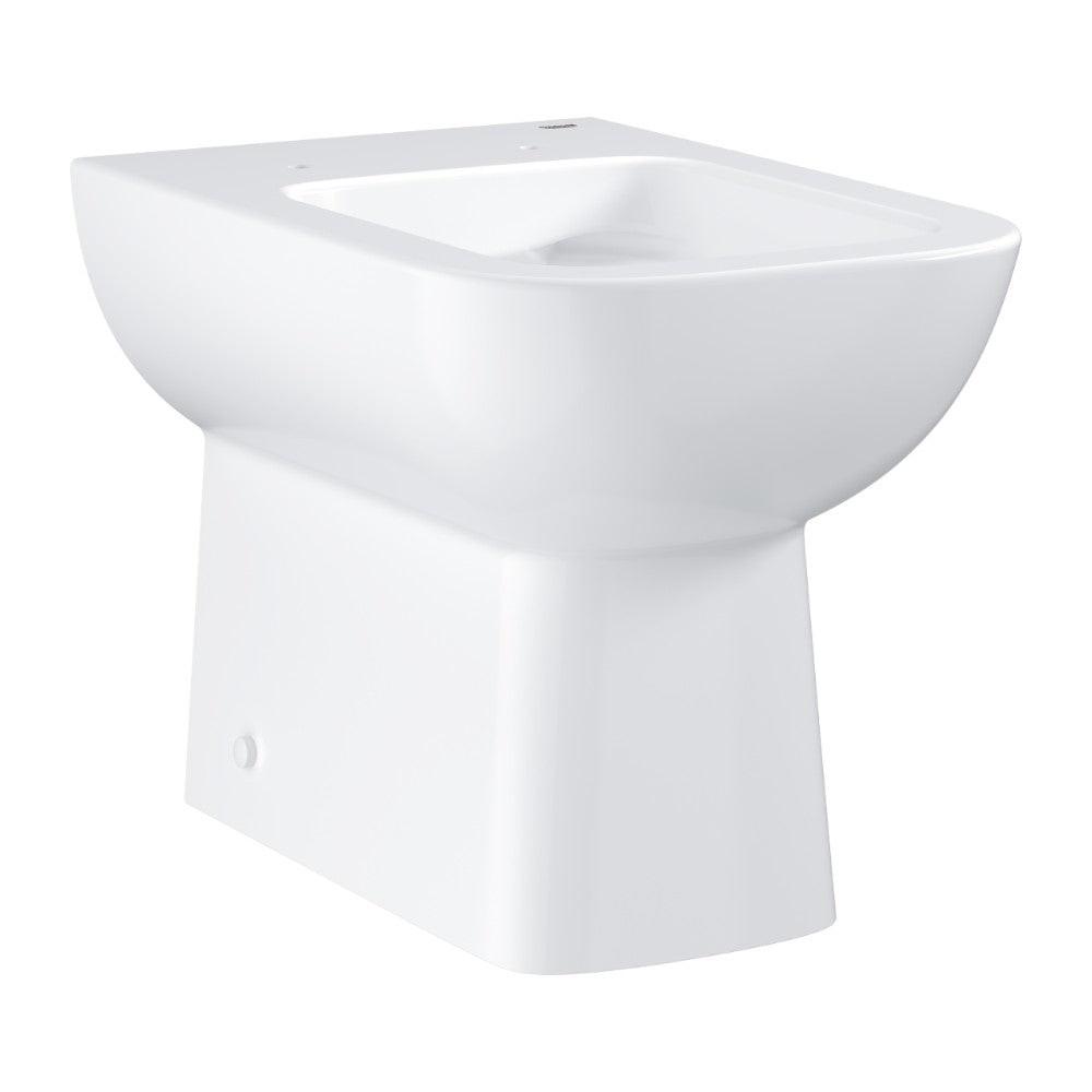 Grohe BauEdge Ceramic WC csésze, álló, falhoz szerelhető, mély öblítéses, perem nélküli (39810000)