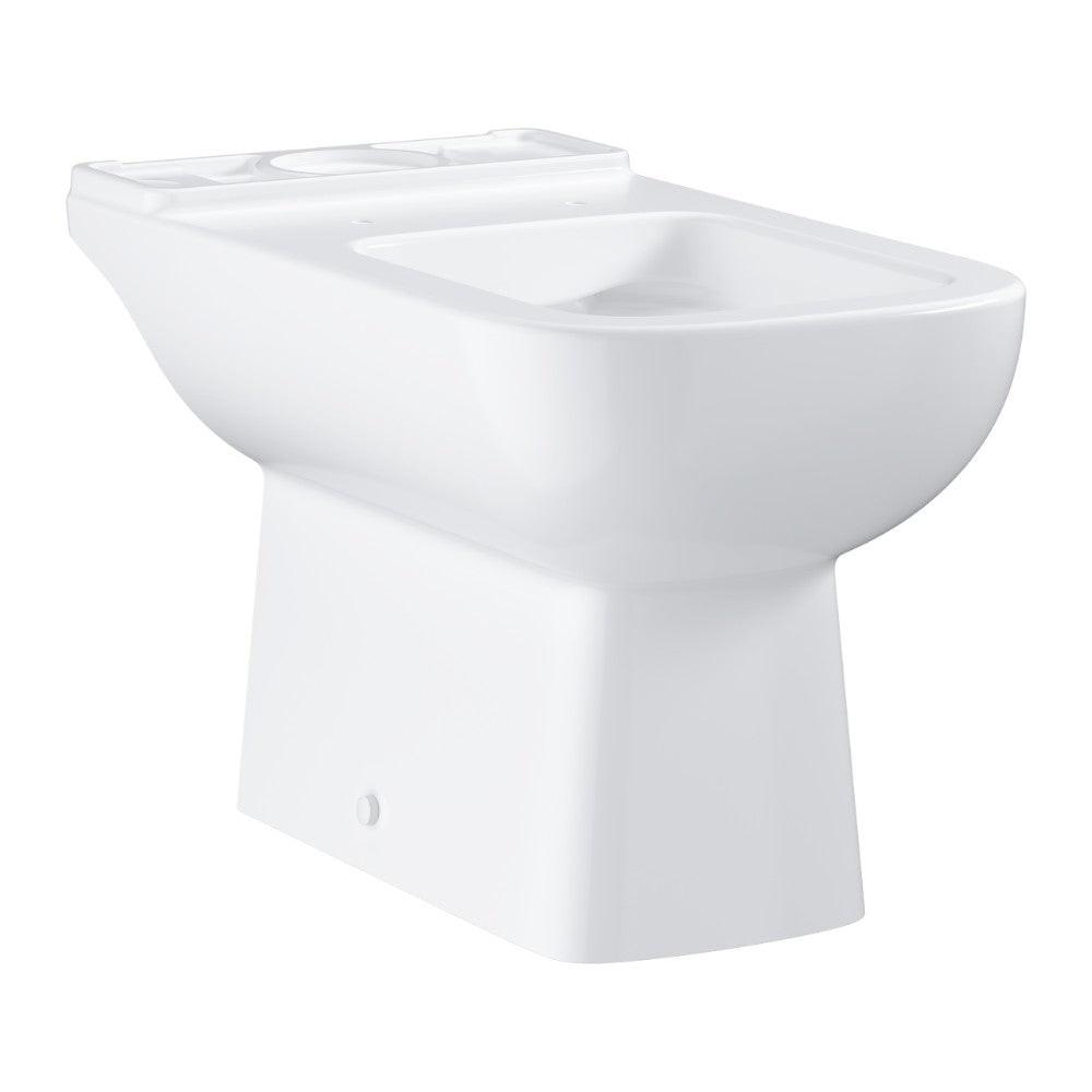 Grohe BauEdge Ceramic WC csésze, álló, monoblokkos, mély öblítéses, perem nélküli, falhoz szerelhető (39811000)