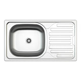 Mofém EVO2 1B1D mosogatótálca, 1 medence, 1 csepptálcás, 760x435mm (760012808)