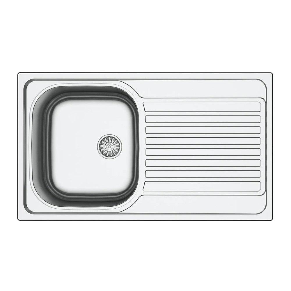 Mofém Infinite 1B1D mosogatótálca, 1 medence, 1 csepptálcás, 860x500mm (M - 760012809)
