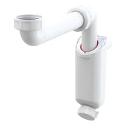 Alcaplast mosdószifon DN40, 5/4" hollandi anyával, helytakarékos (A43S - DN40)