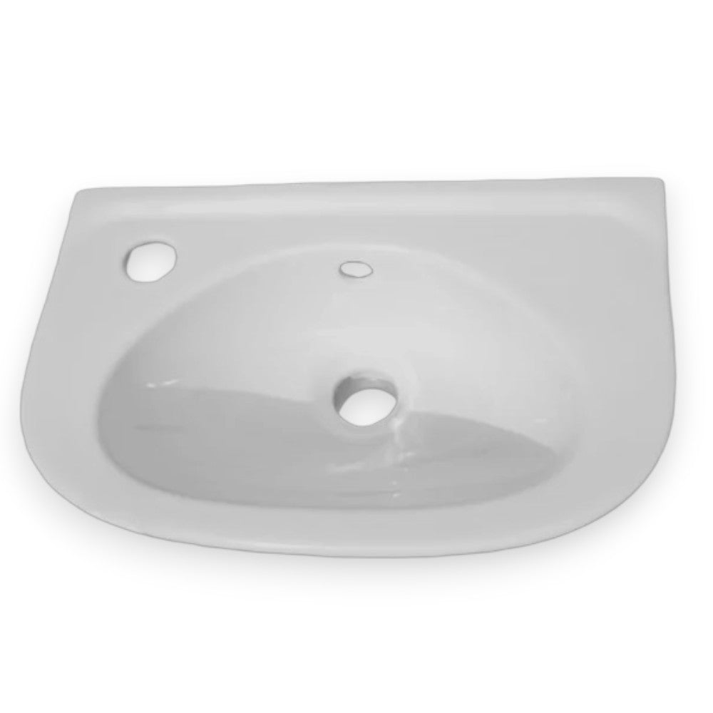 Alföldi Bázis kézmosó 40x25 cm 1 furattal bal oldalt 4328-4L01