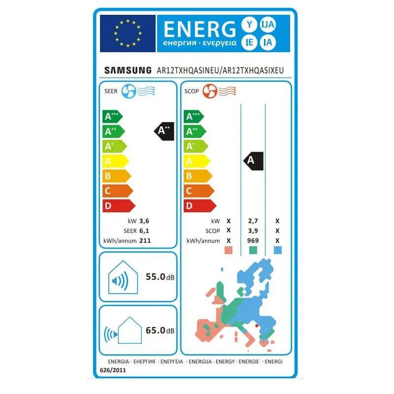 Samsung AR35 mono split klíma szett 3.5 kW (AR12TXHQASINEU+AR12TXHQASIXEU)