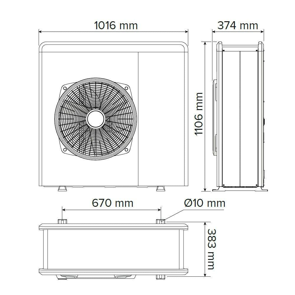 Ariston Genus One+ Hybrid Plus 24/80 T Net R32 kondenzációs kazán, fűtő 24kW + 8kW hőszivattyú, 3 fázis (3302608)
