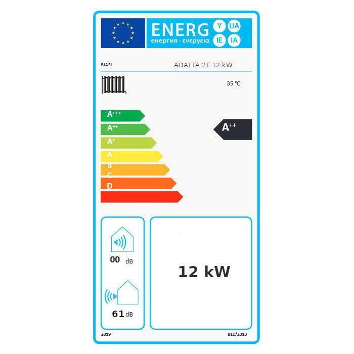 Biasi Adatta 12 Monoblokk 2T monoblokkos, kétcsöves hőszivattyú, 12kW, 3 fázis (10446.2003.0)