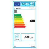 Bosch Condens 7000i W GC7000iW 42 P 23 kondenzációs gázkazán, fűtő, fehér üvegburkolat 41,9 kW kifutó! (7736901356) - energiacímke