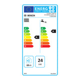 Bosch Condens 2300iW 24/30 C 23 kondenzációs gázkazán, kombi 25,2 kW (7736902968) - energiacímke