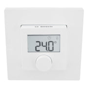 Bosch CR11 szobatermosztát, vezetékes, mechanikus, LCD kijelzővel, beépített páratartalom érzékelő (7738112963)
