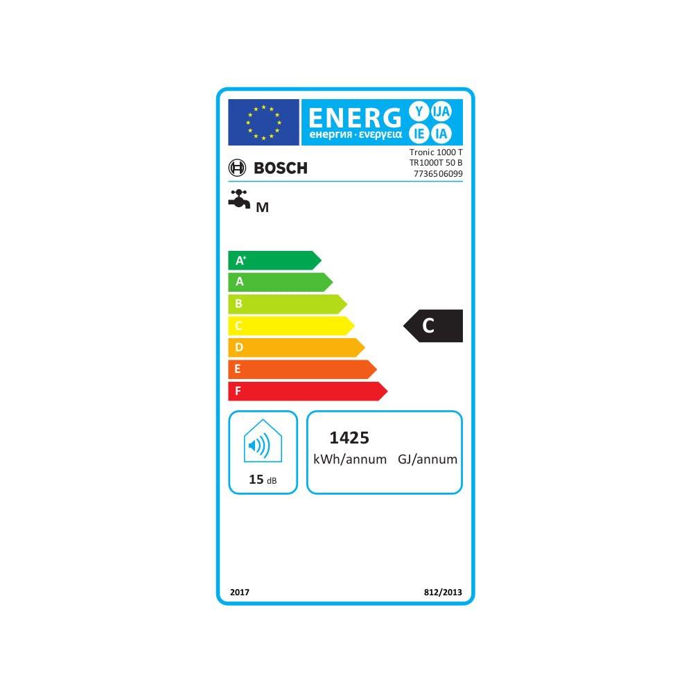 Bosch Tronic 1000T 50 B függőleges elektromos vízmelegítő, fali