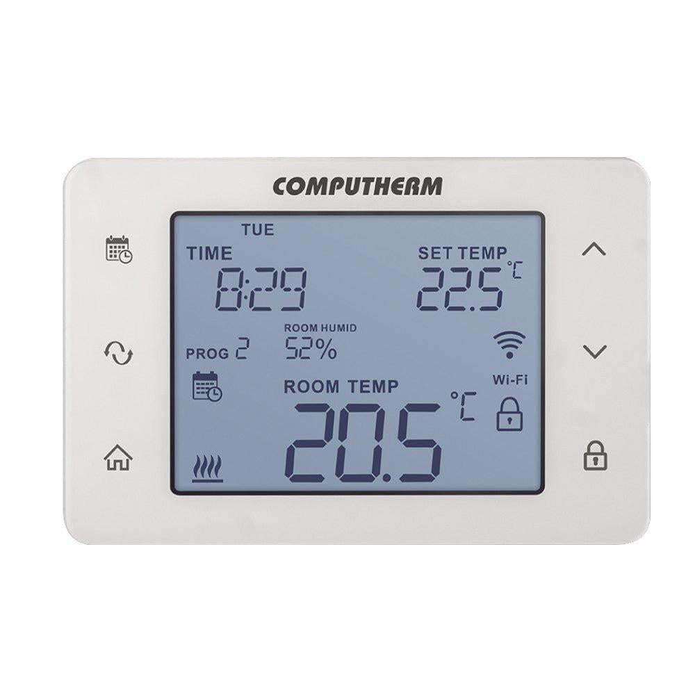 COMPUTHERM Q20 Wi - Fi szobatermosztát, vezetékes, programozható, Wi - Fi, páratartalom mérés (Q20 Wi - Fi)