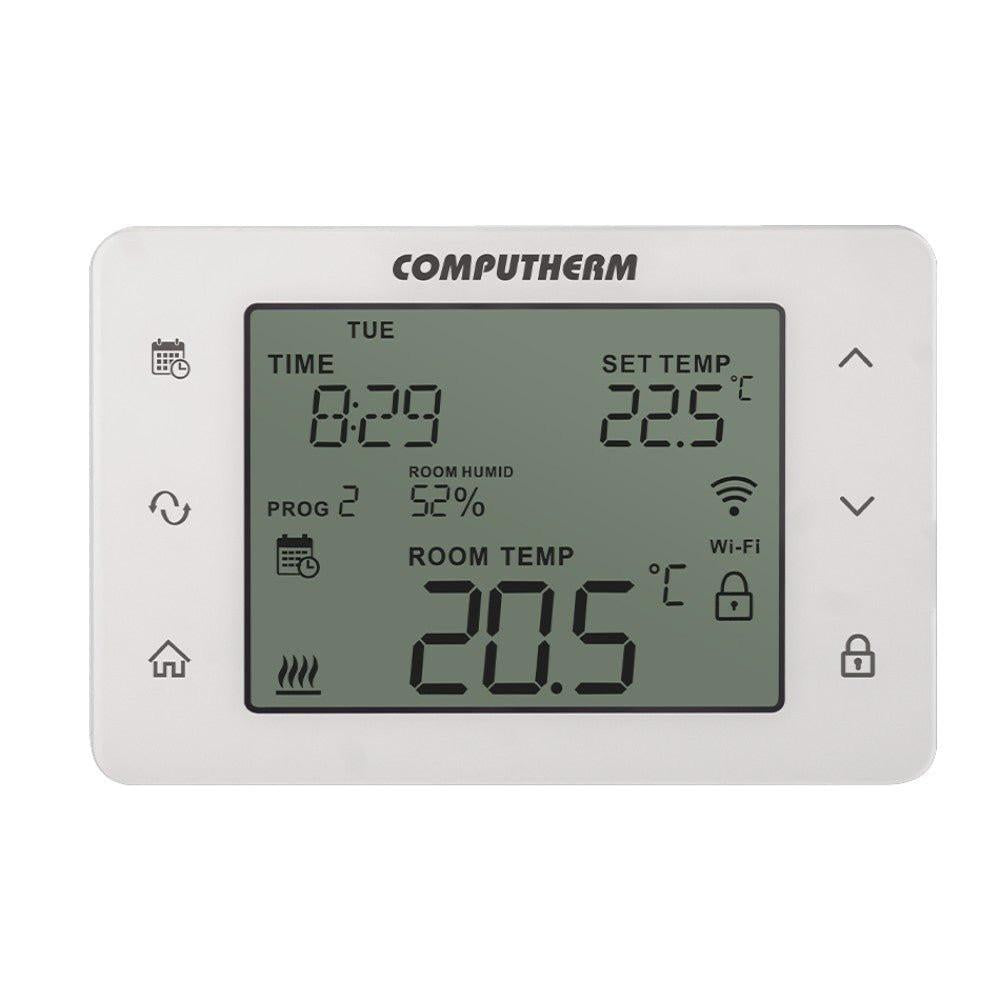 COMPUTHERM Q20 Wi - Fi szobatermosztát, vezetékes, programozható, Wi - Fi, páratartalom mérés (Q20 Wi - Fi)