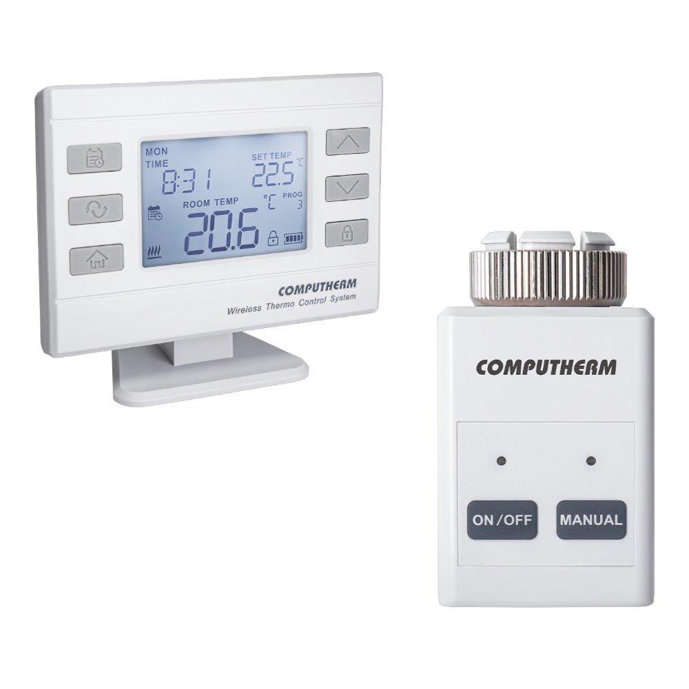 COMPUTHERM Q12RF állítómű + Q72RF (TRV) termosztát (párban) (Q12RF + Q72RF (TRV))