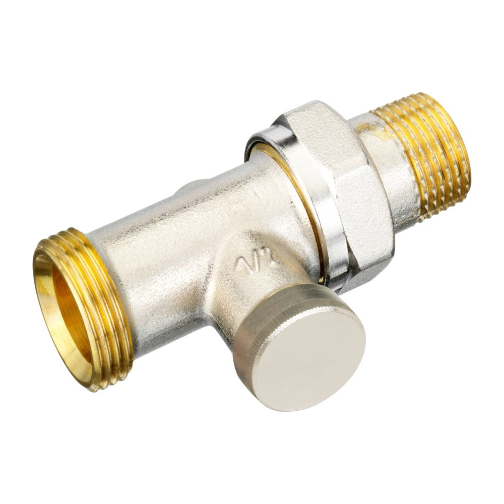 Danfoss RLV-S 1/2" radiátor visszatérő egyenes KM 3/4"