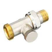 Danfoss RLV-S 1/2" radiátor visszatérő egyenes KM 3/4"