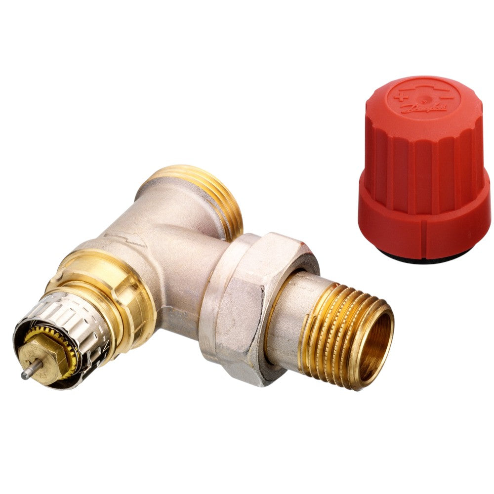 Danfoss RA-N 1/2" radiátor szelep sarok KM 3/4"