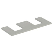 Geberit ONE mosdópult kivágással, 2 pultra ültethető tálformájú mosdóhoz, 120x3x47cm, greige/matt be (505.335.00.7)