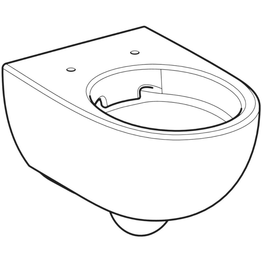 Geberit Selnova Premium fali WC, mélyöblítésű, zárt forma, Rimfree (502.035.00.1)