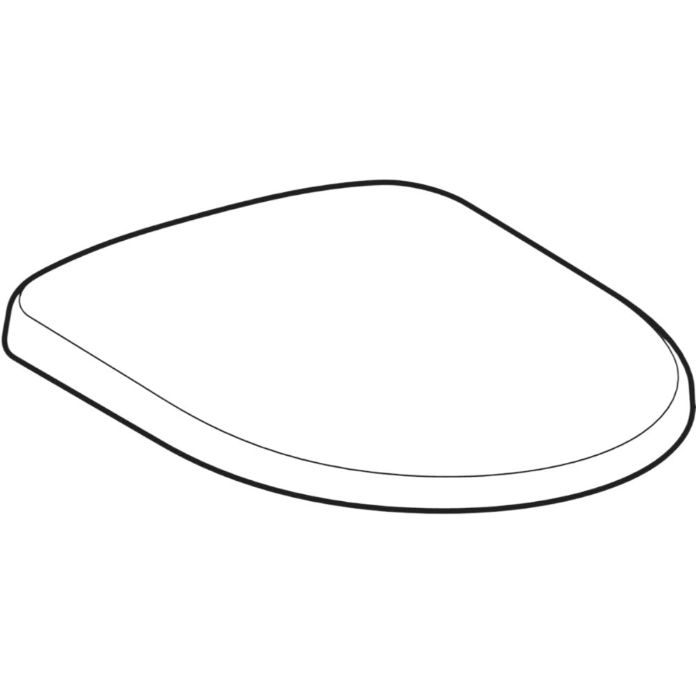 Geberit Selnova WC tető, műanyag zsanérral, rögzítés alulról (500.330.01.1)