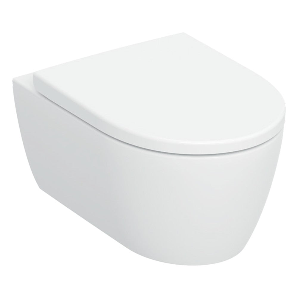 Geberit iCon fali wc készlet, mélyöblítésű, zárt forma, TurboFlush, WC-ülőkével, lecsapodásgátlós (503.046.00.1)