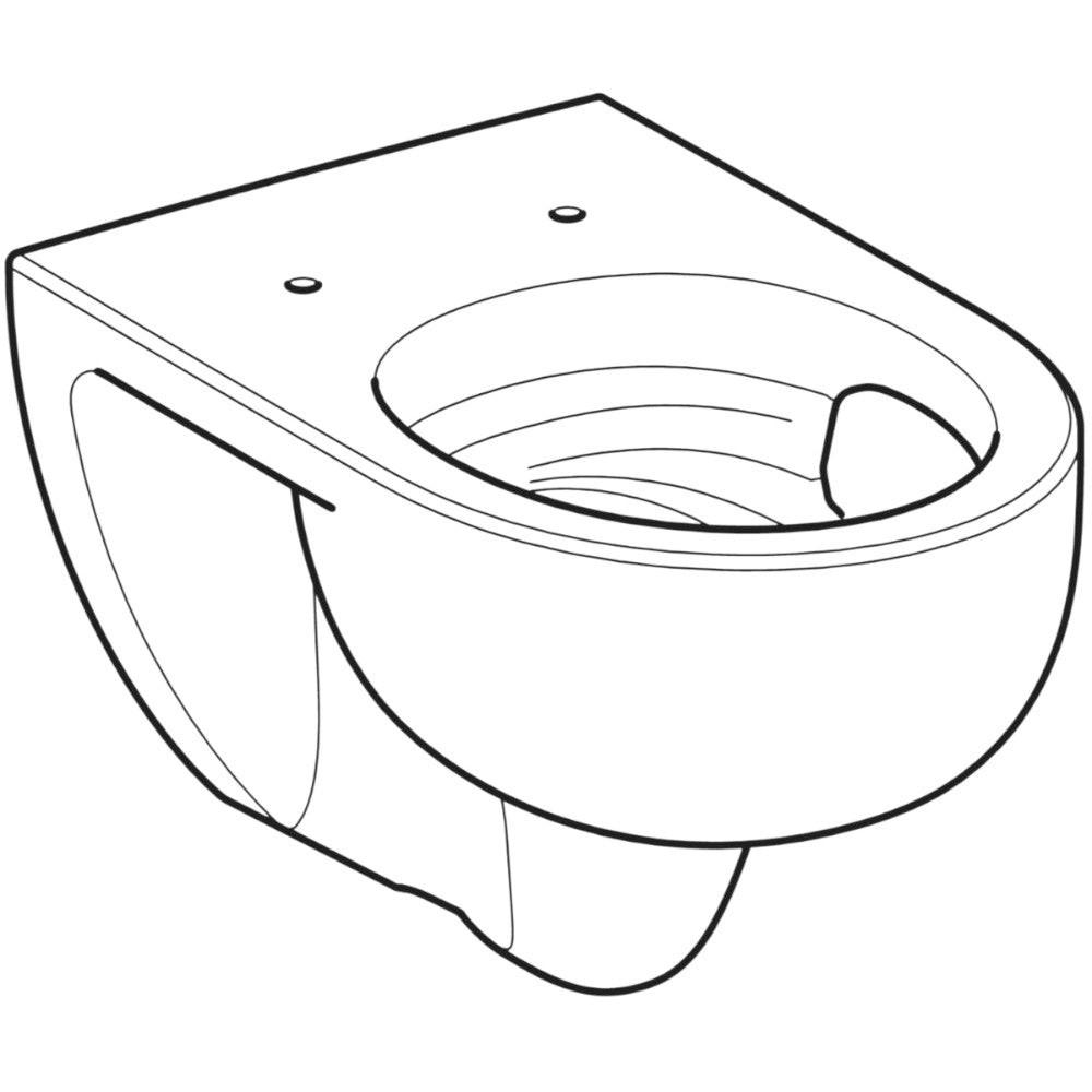 Geberit Selnova fali WC, mélyöblítésű, TurboFlush öblítés, 54 cm (503.082.00.1)