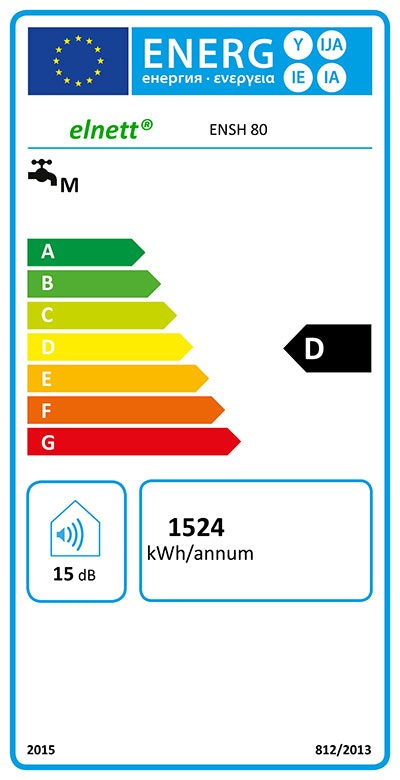 Elnett ENSH 80 elektromos melegvíz-tároló 1200 W-1