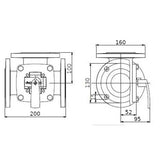 ESBE 3F 65-90 karimás keverőszelep DN 65 3 járatú (11100800)-1