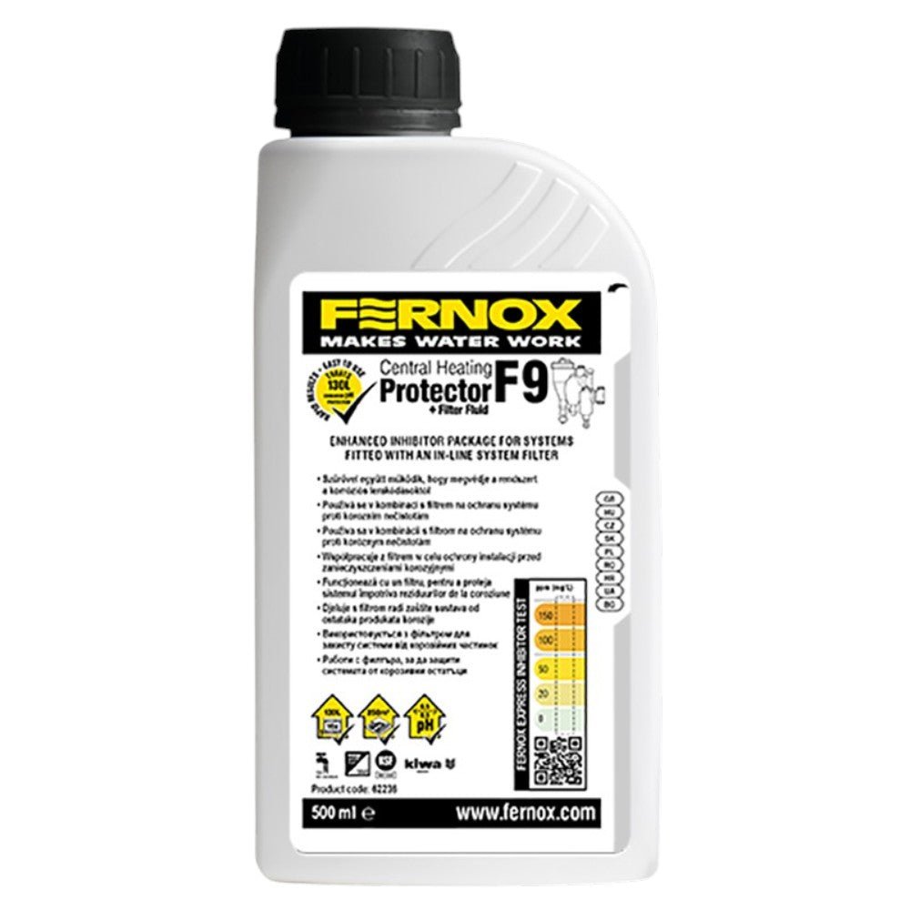 FERNOX F9 filter+fluid inhibitor 500 ml - 130 liter vízhez (62236)