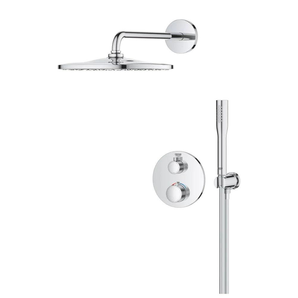 Grohe Grohtherm rejtett zuhanyrendszer, Rainshower Mono 310 fejzuhany készlet (34869000)
