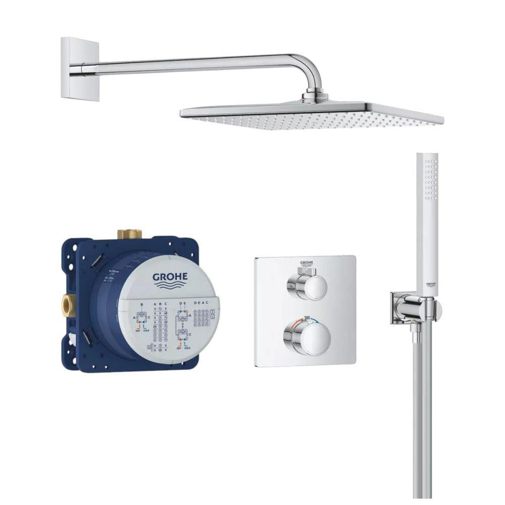 Grohe Grohtherm zuhanyrendszer Rainshower Mono 310 Cube fejzuhannyal (34870000)