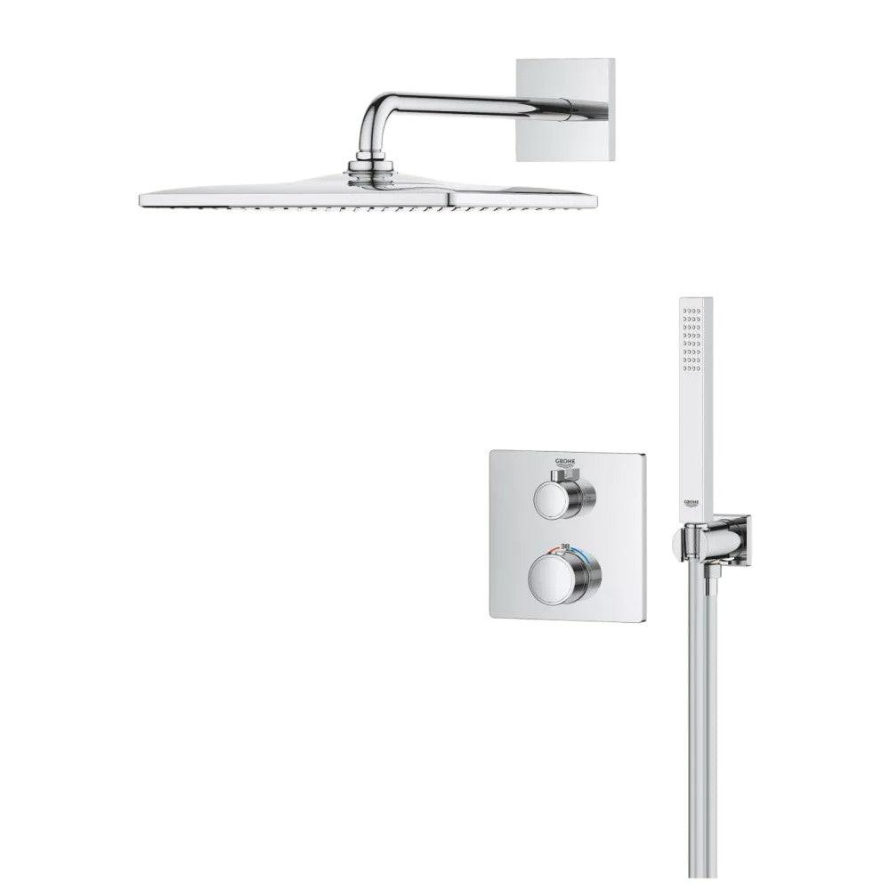 Grohe Grohtherm zuhanyrendszer Rainshower Mono 310 Cube fejzuhannyal (34870000)
