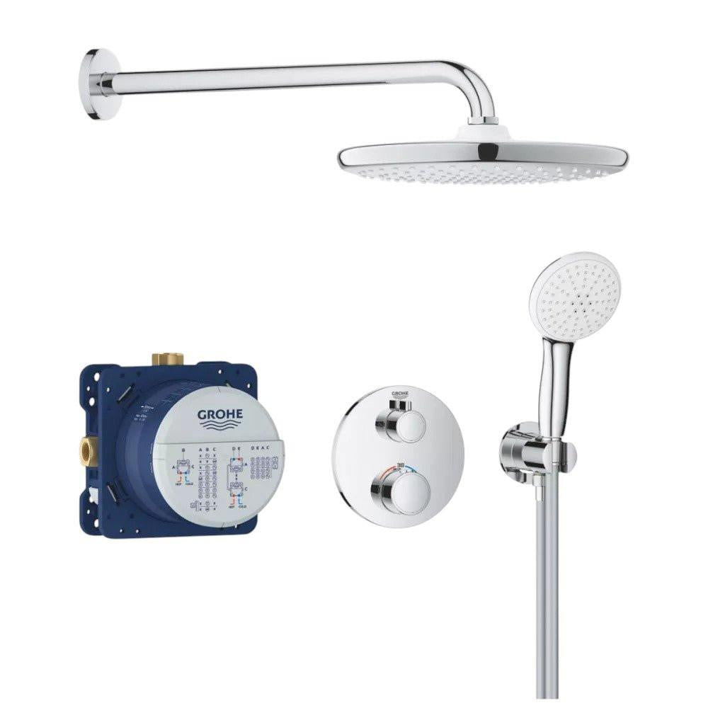 Grohe Grohtherm rejtett zuhanyrendszer, Tempesta 250 fejzuhany (34872000)