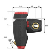 Flamco XStream Clean iszapleválasztó, mágneses, szigeteléssel 6/4"
