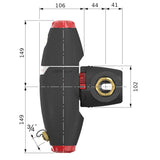 Flamco XStream Vent-Clean kombinált lég-és iszapleválaszt, mágneses, szigeteléssel 3/4"-1