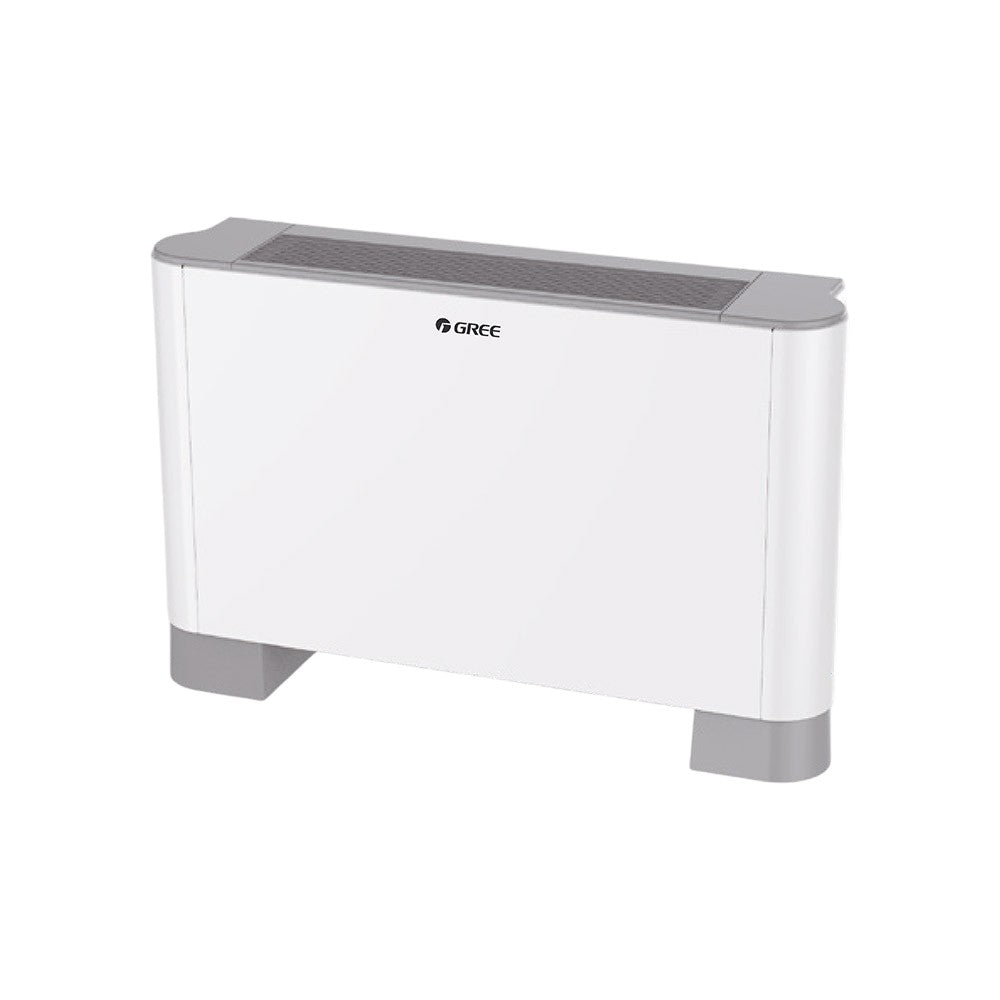 Gree fan-coil parapetes, kétcsöves, burkolatos, lábon álló, cseppvíz szivattyú nélkül, 5.2 kW