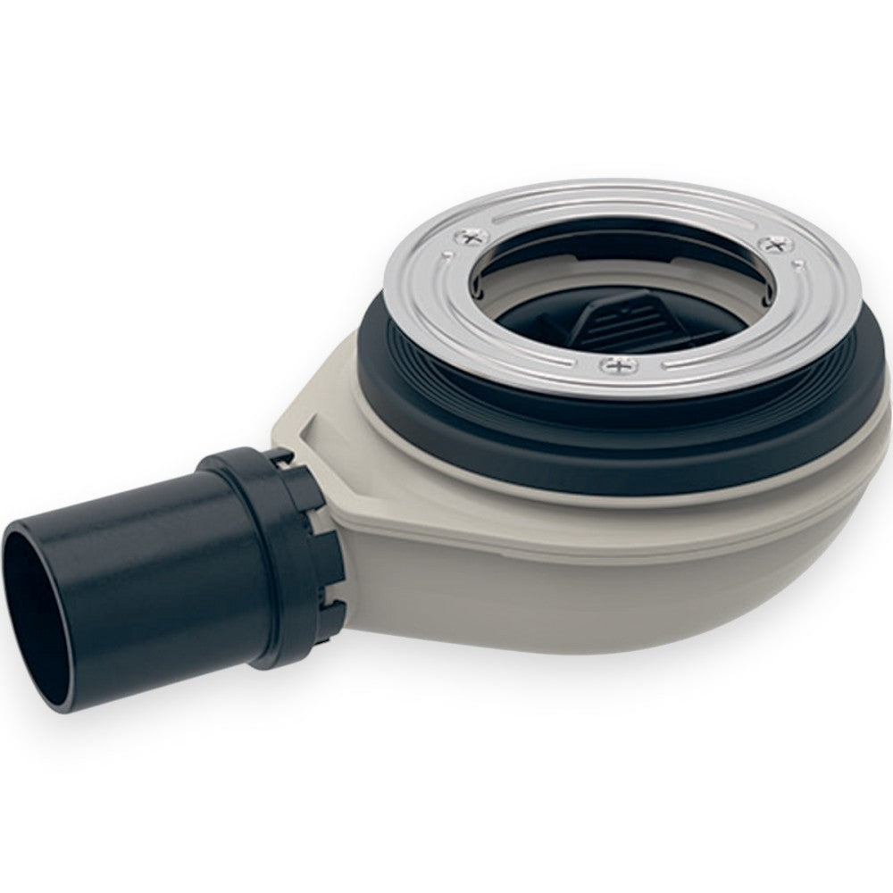 Geberit zuhanytálca lefolyó d90, vízzár magasság 30 mm, PE lefolyó, d40mm, szifon csatlakozó PE