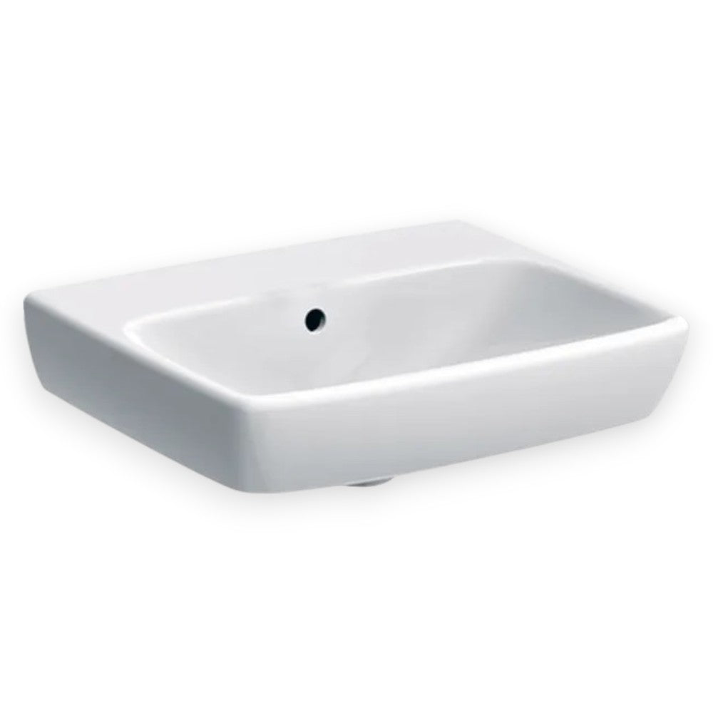 Geberit Selnova Square kézmosdó, látható túlfolyóval, 50x17x42cm (500.310.01.7)